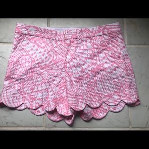 Pink Floral Lilly Pulitzer shorts.